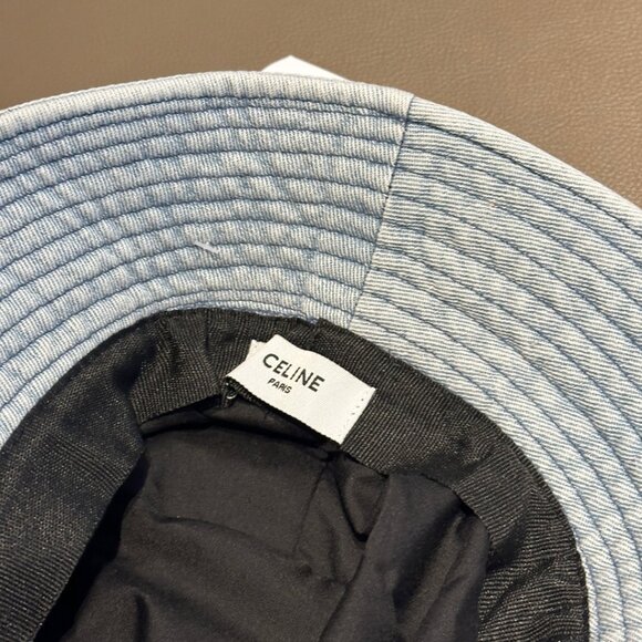 Celine denim bucket hat - Picture 3 of 8